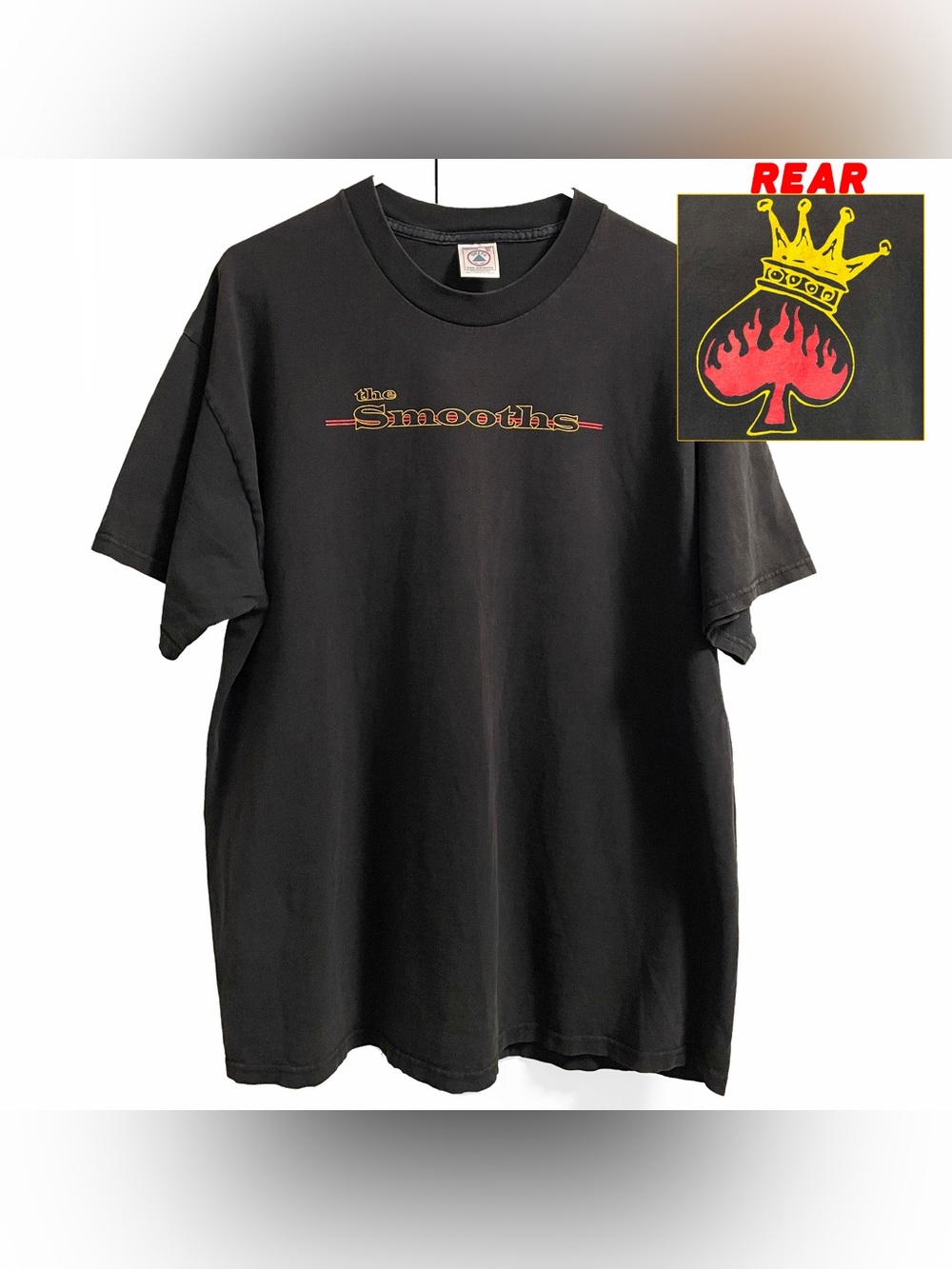 Vintage 90's THE SMOOTHS Band T-Shirt • Ska Punk • Rare Double Sided Logo Tee